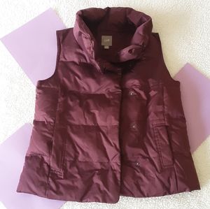 Royal purple puffy vest